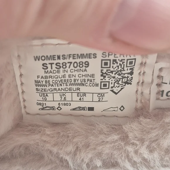 Sperry Womens Boat Shoes Dusty Rose Top-Sider Original Float Cozy Size 10 NWOB - Picture 10 of 11